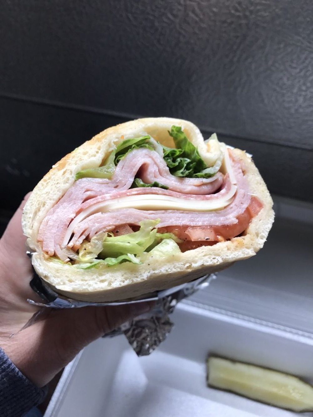 Deli sub sandwich